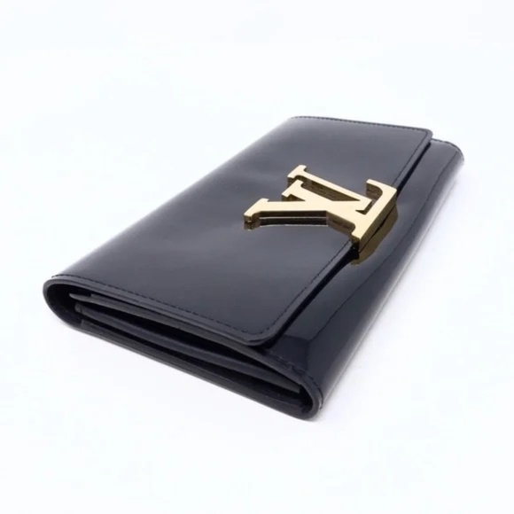 Louis Vuitton Noir Vernis Louise Clutch Wallet - Picture 3 of 13